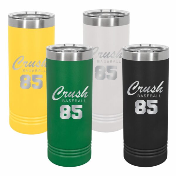 Crush 22oz Insulated Slim Tumbler - Laser Engraved