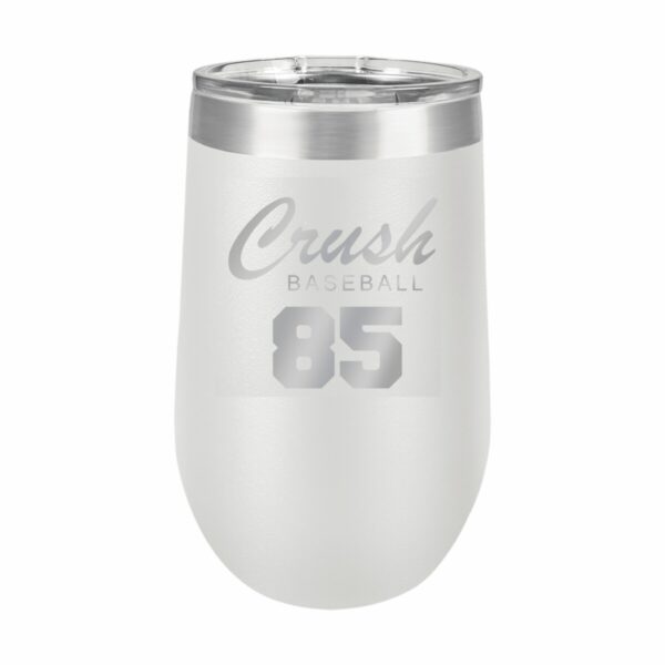 Crush 16oz Insulated Wine Tumbler - Laser Engraved - Image 4